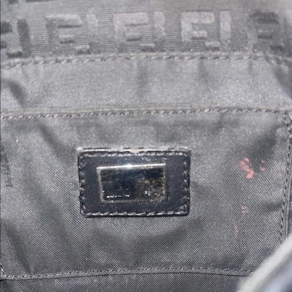 Fendi Black Zucca Print Handbag - Picture 11 of 16